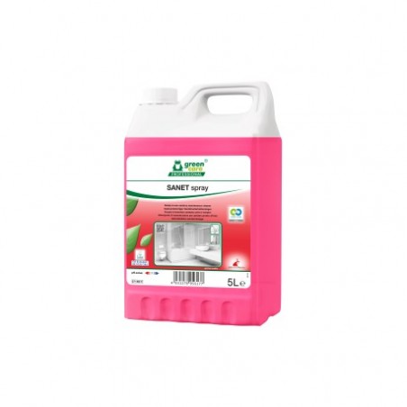 Nettoyant sanitaire détartrant SANET SPRAY PAE ECOLABEL Bidon de 5L