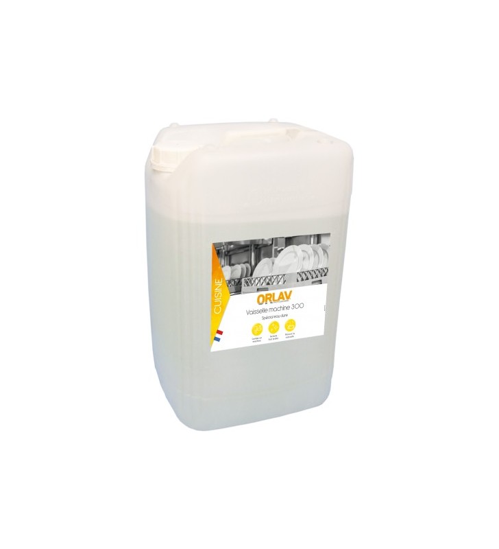 Lessive liquide pour lave-vaisselle eaux dures ORLAV® - Bidon de 20L