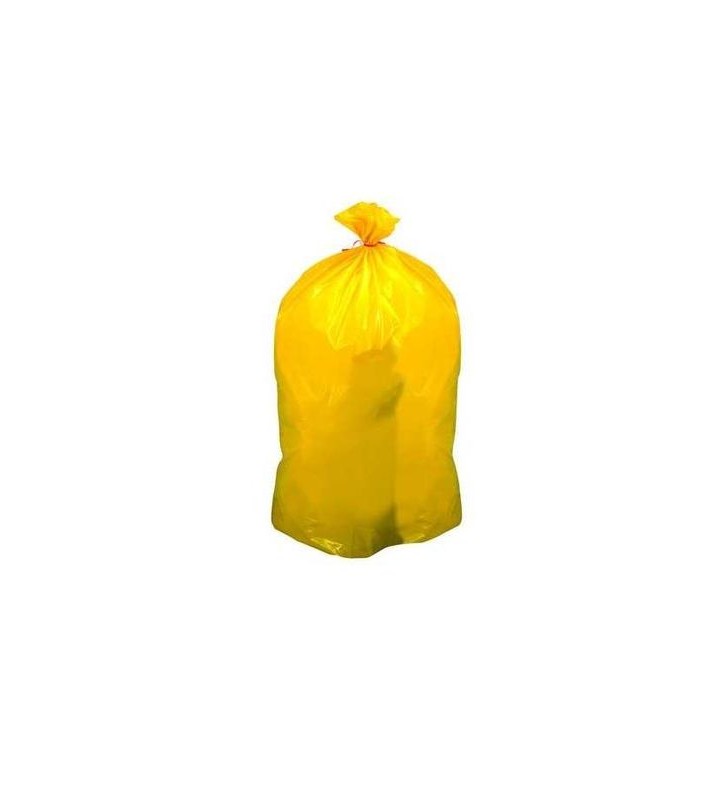 Sacs poubelles jaune 30 litres épaisseur 25µ